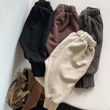 Load image into Gallery viewer, Toddler Harem Trousers Solid Color Cotton Kids Slim Leg Pants Bottoms
