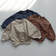 Load image into Gallery viewer, Toddler Children Sweatshirts Bubble Sleeve Style Unisex Kids Casual Pullovers Tops
