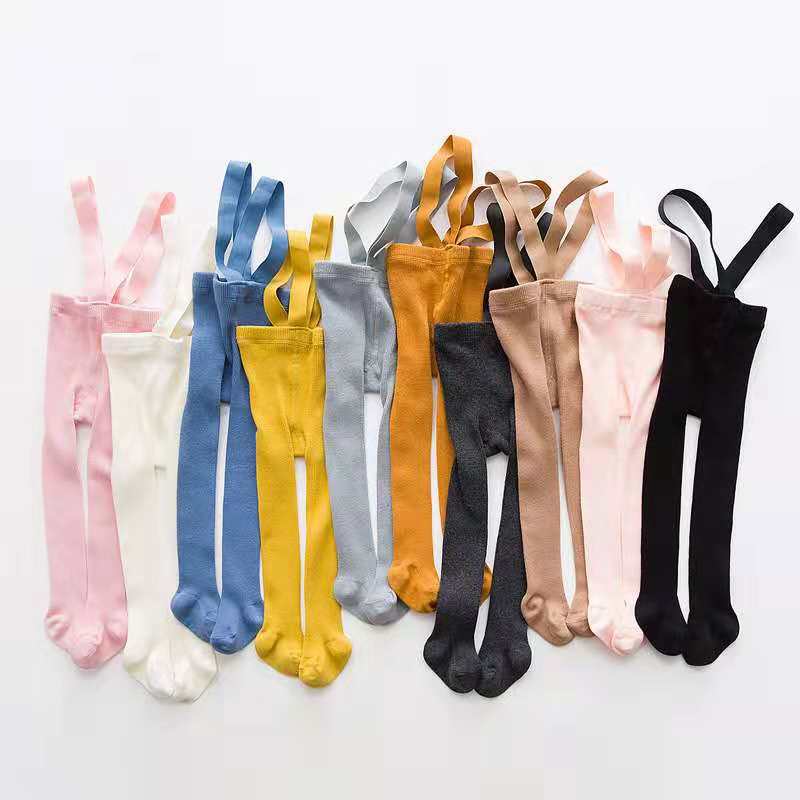 Medias Para Bebes 0-3 Babeey Sisterly Girls Boys Toddler Suspender