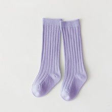 Load image into Gallery viewer, Baby Infant Boys Girls Knee High Long Socks Cotton Breathable Ribbed Soft Kids
