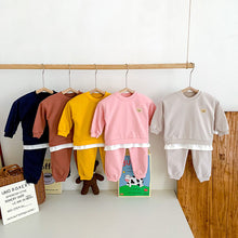 Load image into Gallery viewer, 2 Piece Baby Toddler Boy Girl Long Sleeve Hoodie Sweatshirt And Pants Set - Smile Bear
