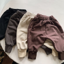 Load image into Gallery viewer, Toddler Harem Trousers Solid Color Cotton Kids Slim Leg Pants Bottoms
