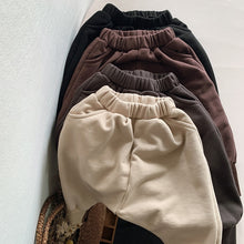 Load image into Gallery viewer, Toddler Harem Trousers Solid Color Cotton Kids Slim Leg Pants Bottoms
