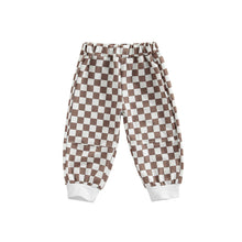 Load image into Gallery viewer, 0-5Years Kid Boy Girl Checkered Pattern Elastic Jogger Sweatpants
