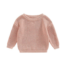 Load image into Gallery viewer, 0-6Years Baby Toddler Kid Boys Girls Knitted Sweater Speckled Long Sleeve Pullover Top
