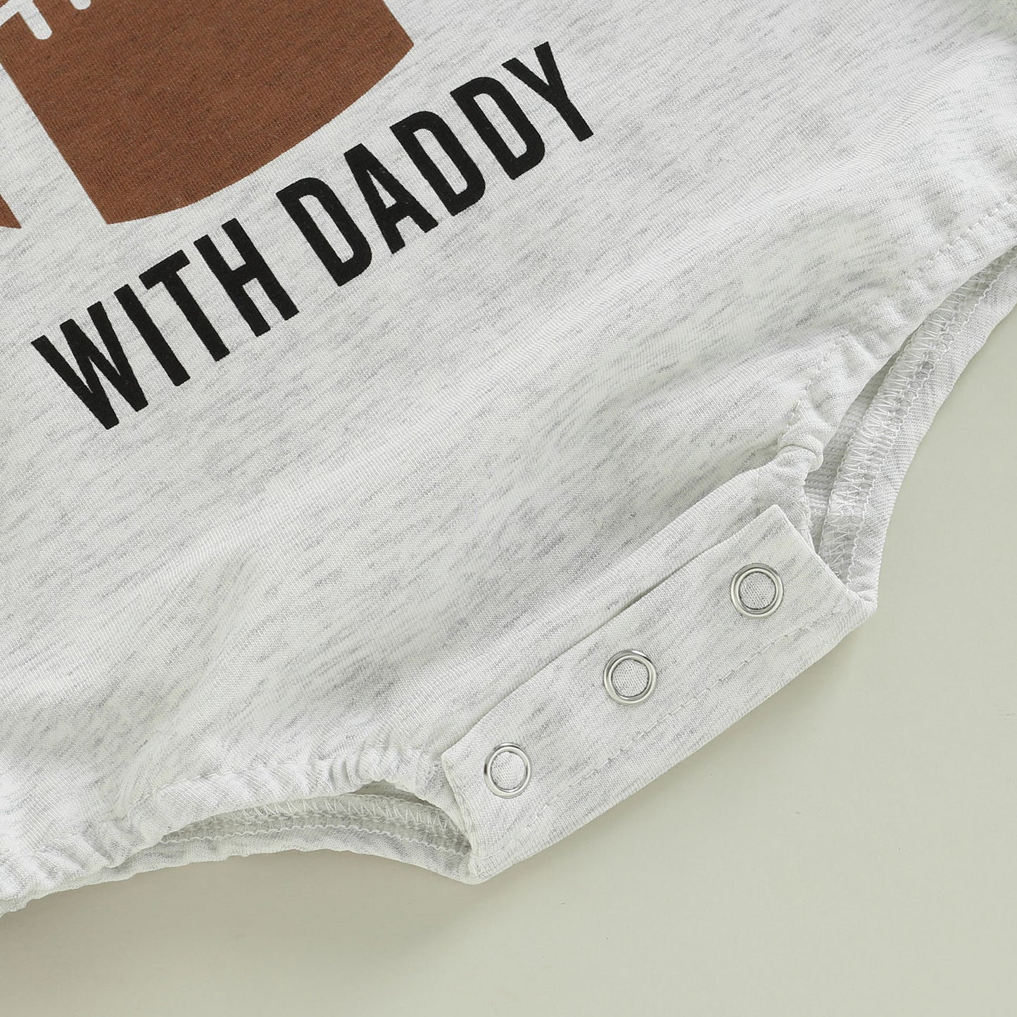 Infant Baby Girl Boy College Football Bodysuit On Saturdays We Watch Football With Daddy Jumpsuit Bubble Romper