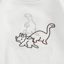 Load image into Gallery viewer, Baby Girls Boys Cute Romper Cartoon Dinosaur Long Sleeve Sweatshirt Bubble Romper Jumpsuits
