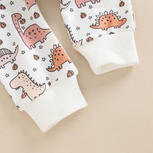Load image into Gallery viewer, Baby Toddler Girls Boys 2Pcs Pants Sweatshirt Long Sleeve Dinosaur Print Outfit Set
