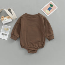 Load image into Gallery viewer, Baby Girls Boys Cute Romper Cartoon Dinosaur Long Sleeve Sweatshirt Bubble Romper Jumpsuits
