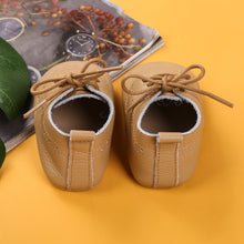 Load image into Gallery viewer, Lace Up Baby Infant First Walker Flat Anti-Slip Shoe

