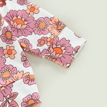 Load image into Gallery viewer, Infant Baby Girls Floral Print Long Sleeve Pullover Top and Pants Outfit Set
