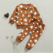 Load image into Gallery viewer, Infant Toddler Baby Girl Clothes Sets Long Sleeve Floral Tops Pants Outfit Set
