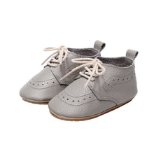 Load image into Gallery viewer, Lace Up Baby Infant First Walker Flat Anti-Slip Shoe
