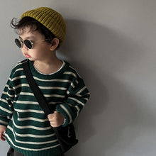 Load image into Gallery viewer, Baby Toddler Boy Girl Kids Knit Sweaters Striped Vintage Style Top
