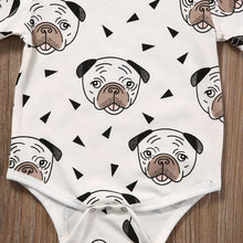 Load image into Gallery viewer, Newborn Infant Baby Boy Girl Outfits Print Animal Romper Short Sleeve Jumpsuit Clothes Puppy
