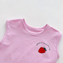 Load image into Gallery viewer, Summer Baby Toddler Girls Boys Tank Tops And Track Shorts Outfit
