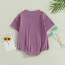 Load image into Gallery viewer, Infant Baby Boy Girl Bodysuit Casual Short Sleeve Babe Printed Jumpsuit Bubble Romper
