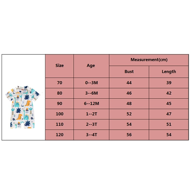 Baby Kids Boys Summer Swimsuit Cartoon Dinosaur Printed Short Sleeve Zipper Jumpsuit Swimwear Beachwear Rash guard