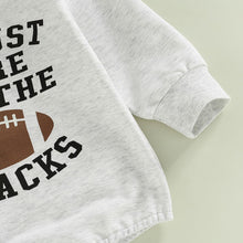 Load image into Gallery viewer, Infant Baby Girl Boy Bodysuit Long Sleeve Im Just Here for the Snacks Football Jumpsuit Bubble Romper
