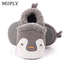 Load image into Gallery viewer, Newborn Infant Baby Shoes Anti-slip First Walker Animal Slippers
