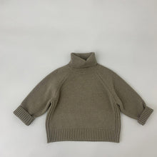 Load image into Gallery viewer, Baby Toddler Boy Girl Winter Kids Sweater Pullover Solid Turtleneck Sweater Knit Wear
