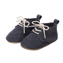 Load image into Gallery viewer, Lace Up Baby Infant First Walker Flat Anti-Slip Shoe
