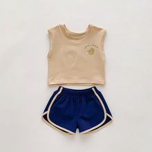 Load image into Gallery viewer, Summer Baby Toddler Girls Boys Tank Tops And Track Shorts Outfit
