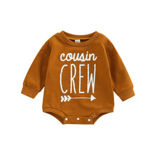 Load image into Gallery viewer, Cousin Crew Cousins Make the Best Friends Baby Girl Boy Bodysuit Long Sleeve Round Neck Jumpsuit Bubble Romper
