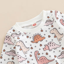 Load image into Gallery viewer, Baby Toddler Girls Boys 2Pcs Pants Sweatshirt Long Sleeve Dinosaur Print Outfit Set
