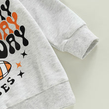 Load image into Gallery viewer, Baby Toddler Kids Boys Girls Top Long Sleeve Game Day Football Vibes Print Pullover Football Season
