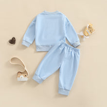 Load image into Gallery viewer, Toddler Girl Boy 2Pcs Outfit Cute Print Long Sleeve Pullover and Matching Pants
