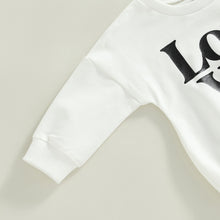 Load image into Gallery viewer, Love You Big  Baby Girls Boys Jumpsuits Long Sleeve Printed Round Neck Sweatshirt Romper
