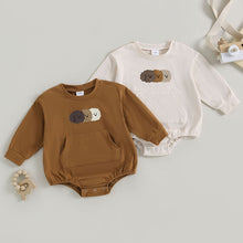 Load image into Gallery viewer, Baby Toddler Boys Girls Bodysuit Long Sleeve Cartoon Print Sweatshirt Jumpsuit Romper
