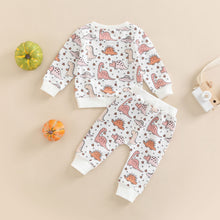 Load image into Gallery viewer, Baby Toddler Girls Boys 2Pcs Pants Sweatshirt Long Sleeve Dinosaur Print Outfit Set
