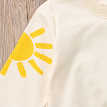 Load image into Gallery viewer, Baby Girls Boys Kids Rainbow Sleeve Sunshine Sweatshirt Top
