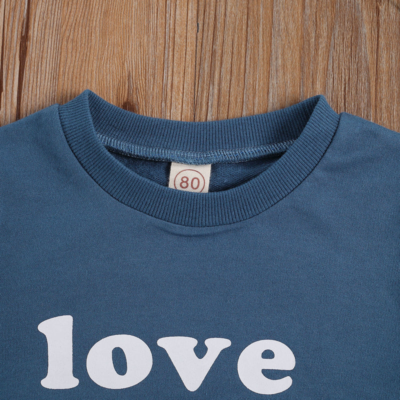 Love You More Baby Toddler Boy Girl Long Sleeve Top