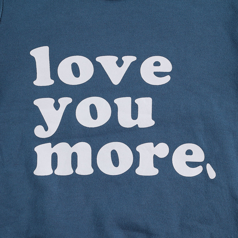 Love You More Baby Toddler Boy Girl Long Sleeve Top